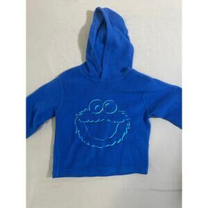 Sesame Street Cookie Monster Hooded Sweatshirt - 2T